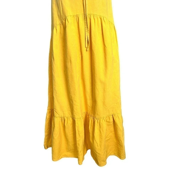 M.i.h. Jeans Yellow Lita Midi Dress - Picture 5 of 9
